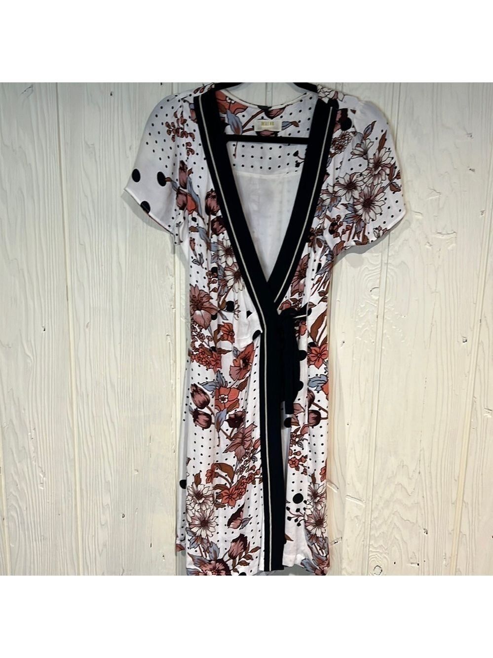 Maeve by Anthropologie Floral Faux Wrap Dress